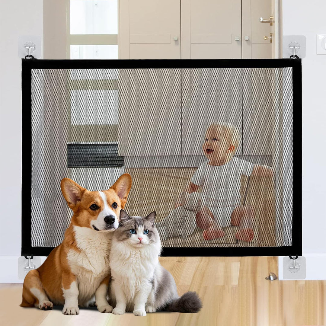 PETCUTE Haustier Schutzgitter,Haustiere Sicherheitsgitter,Hunde Türschutzgitter Hundeschutzgitter mi