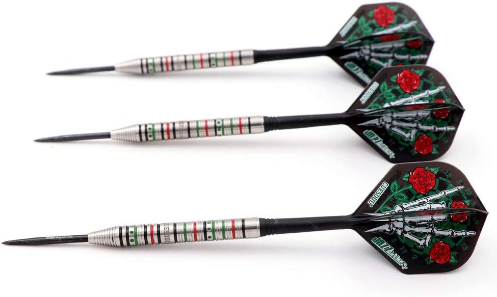 CUESOUL Jazz-Metal 21/23 / 25g Stahlspitze 90% Wolfram Dart Set mit integrierten ROST Flights CSJM-J