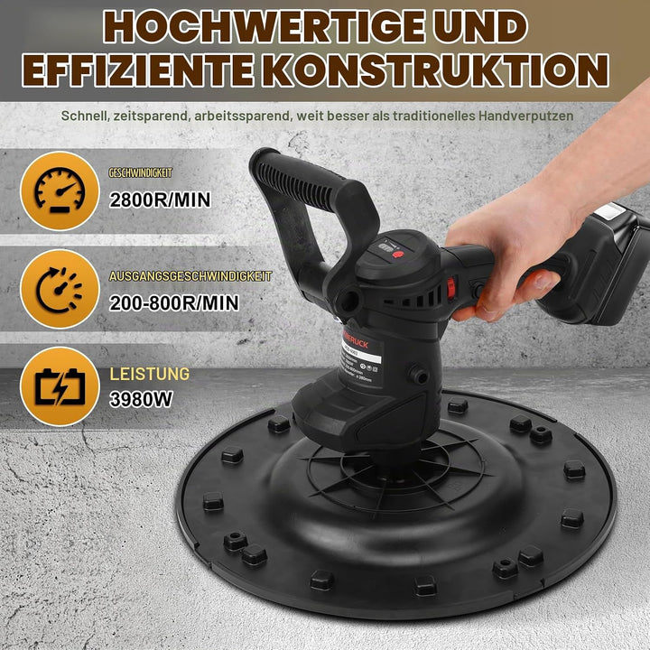 3980W 2in1 Putzglättmaschine &amp; Rührwerk für Makida 18V Akkus(ohne Akku), 2800UPM Putzbearbeitungsmas