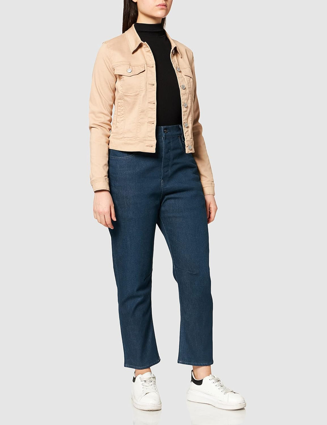 G-STAR Damen Jeans C-STAQ 3D Cropped Boyfriend C 31W / 30L Blau (3d Raw Denim D17870-c829-1241), 31W