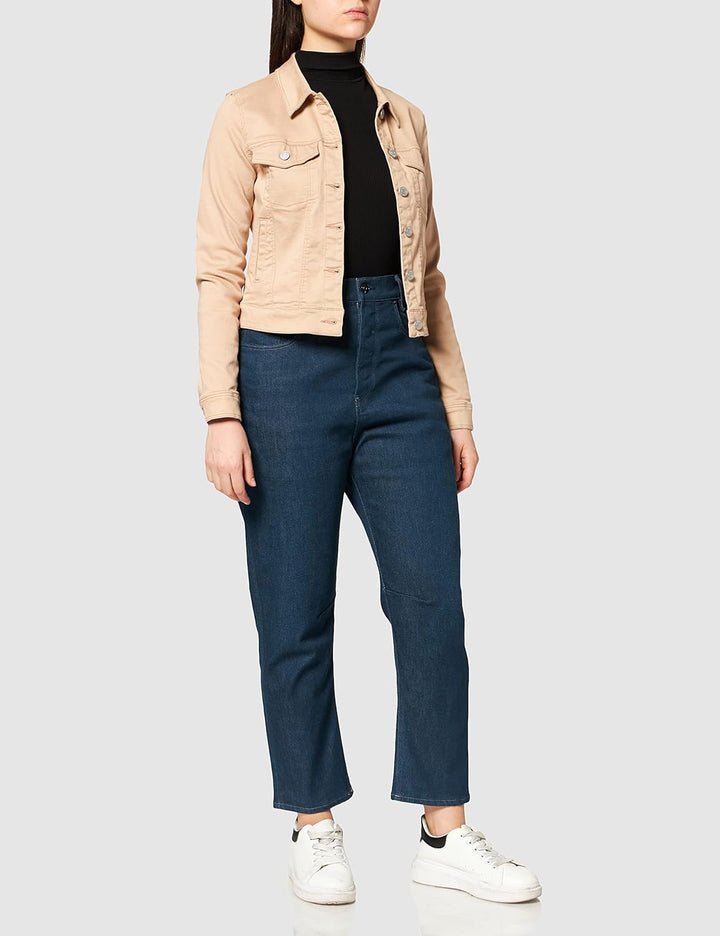 G-STAR Damen Jeans C-STAQ 3D Cropped Boyfriend C 31W / 30L Blau (3d Raw Denim D17870-c829-1241), 31W