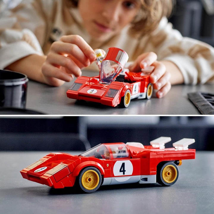 LEGO Speed Champions 1970 Ferrari 512 M Bausatz für Modellauto, Spielzeug-Auto, Rennwagen für Kinder