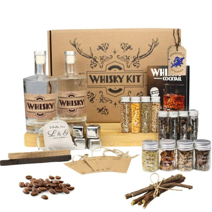 L&G® - Kit zur Zubereitung und Verkostung von arrangiertem Whisky - Geschenkideen - Originelles DIY
