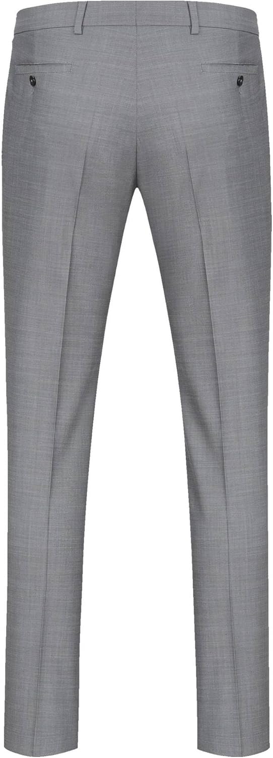 GREIFF Herren-Hose Slim Fit,modern with 37,5, Slim fit, 1327 46 Hellgrau, 46 Hellgrau