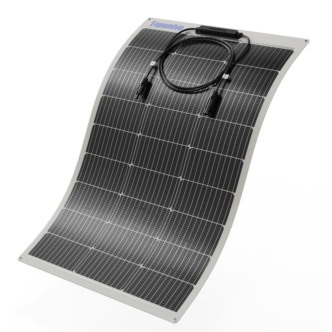 Flexibel Solarpanel 100W 12V Monokristalline Flexible Solarmodul 100 Watt 12 Volt für 12V Batterien