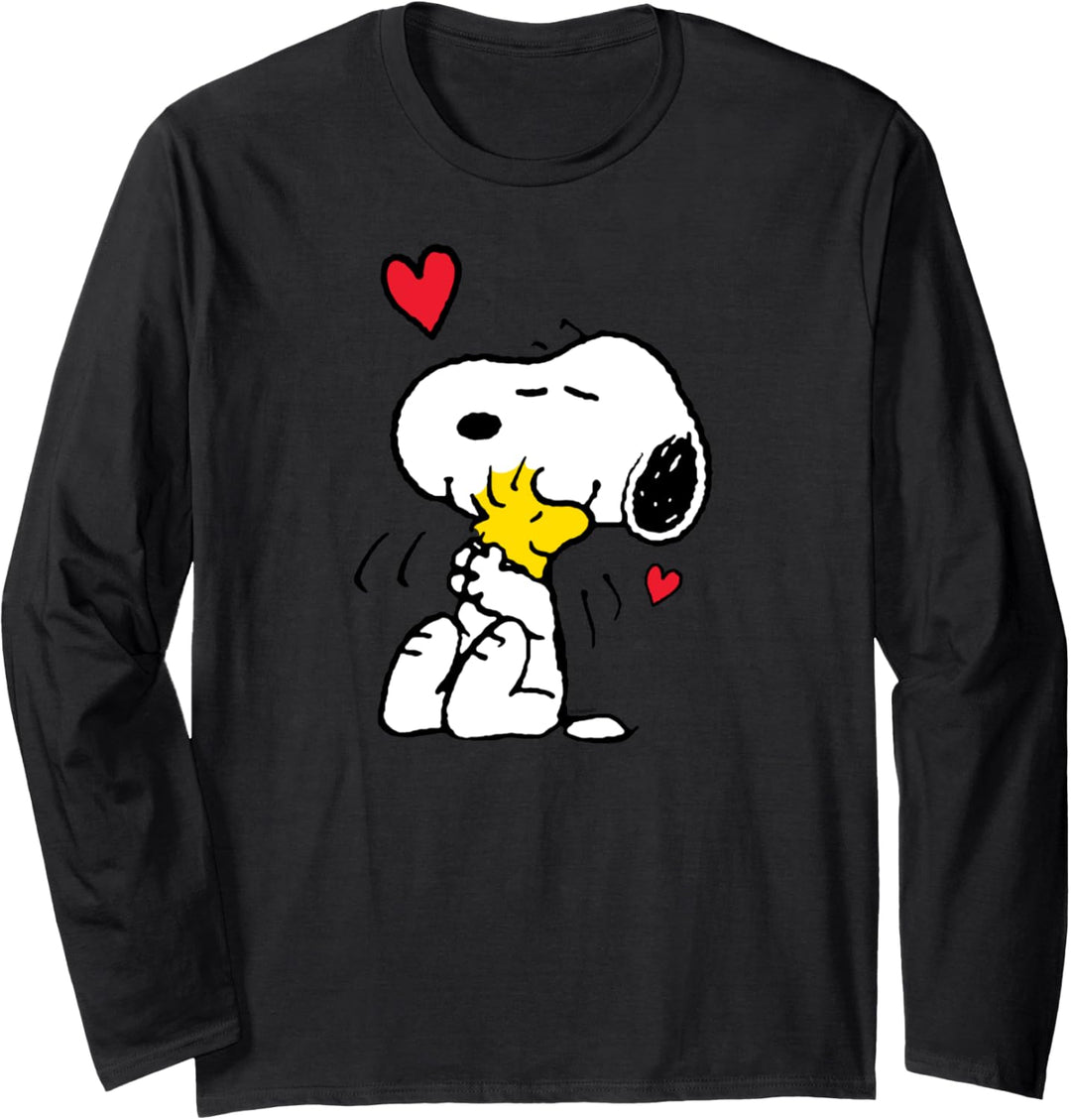 Peanuts Valentine Snoopy und Woodstock Lots of Love Langarmshirt