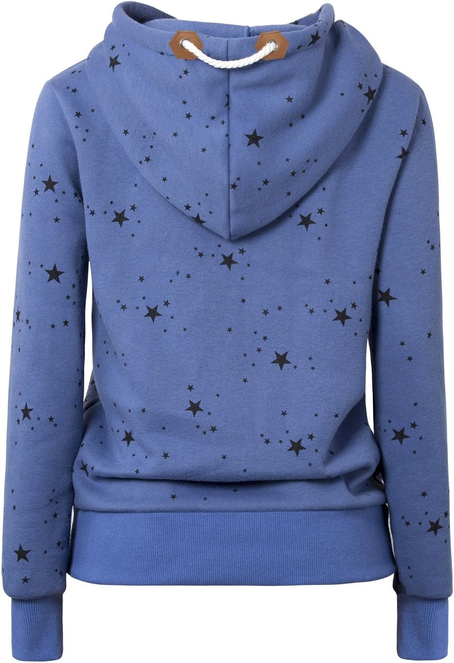 Cassiecy Damen Kapuzenpullover Winter Langarm Hoodie Pullover Baumwoll Casual Sweatshirt Winterjacke