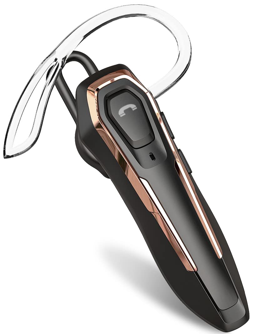 Micool Headset Bluetooth V5.0, Geräuschunterdrückung Freisprech Bluetooth Headset Handy 30 Stunden G