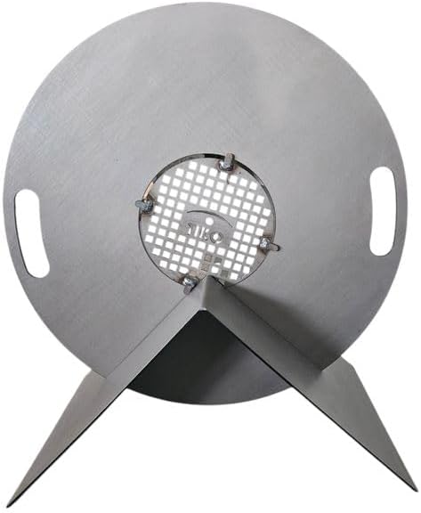 TiKo-Design® Grillplatten Halter aus Stahl – Passend für Grillplatten bis 6 mm Stärke – Stabile Halt