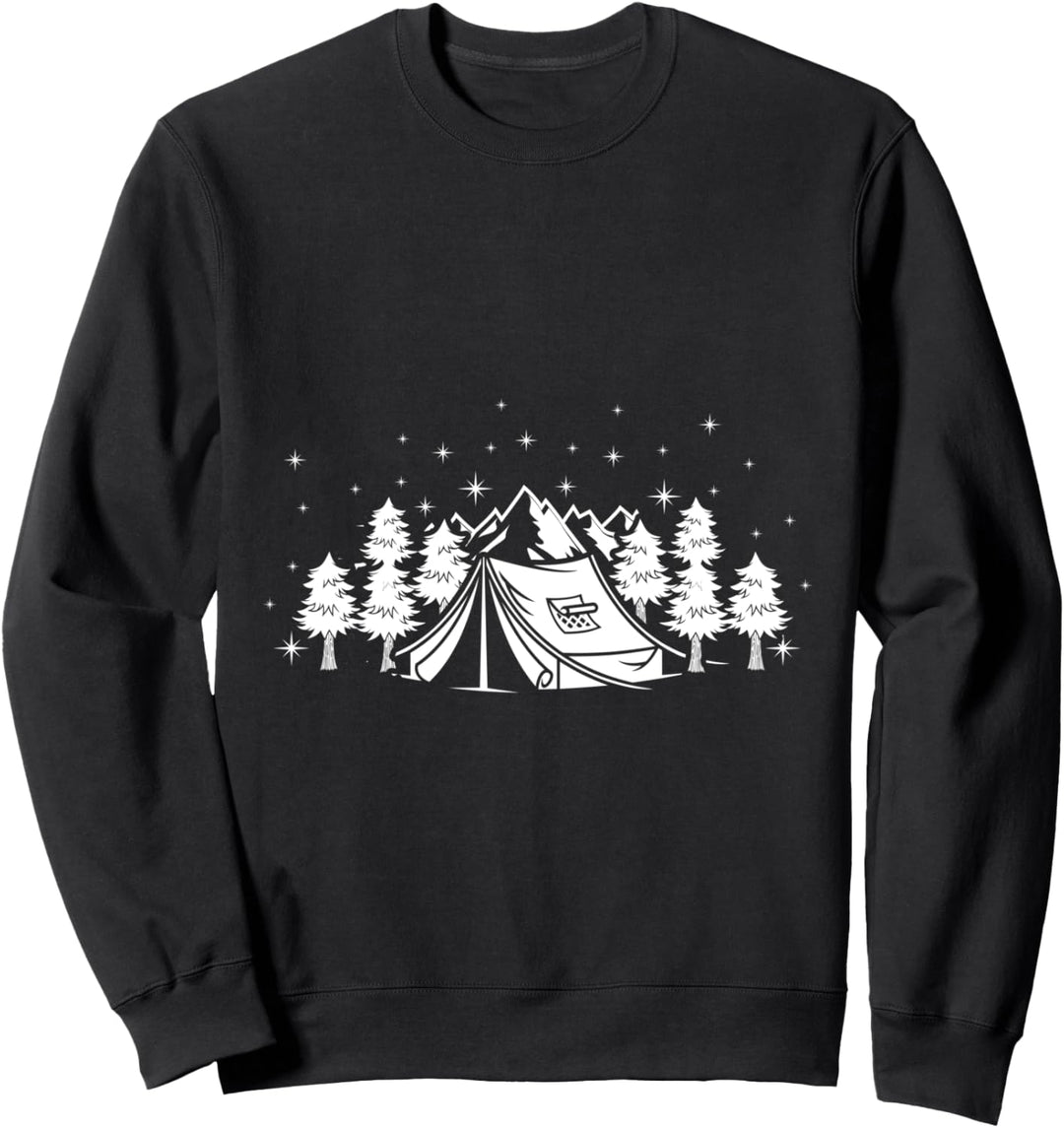 Campen Zelt unter freiem Himmel Sweatshirt