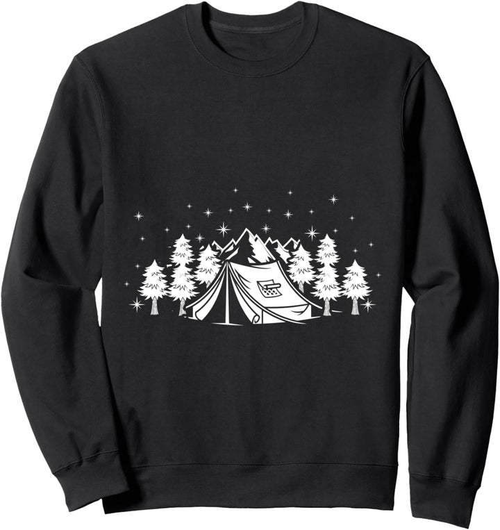 Campen Zelt unter freiem Himmel Sweatshirt