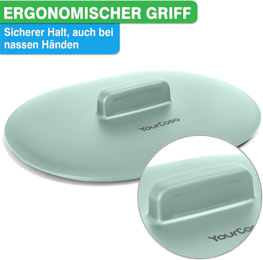 YourCasa Biomülleimer Küche 6L - Komposteimer für alltäglichen Biomüll Behälter Spülmaschinenfest -
