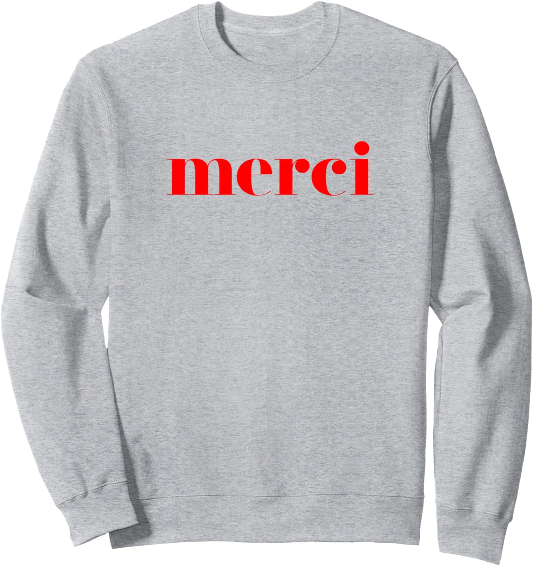 Merci - Cute Italian Sweatshirt