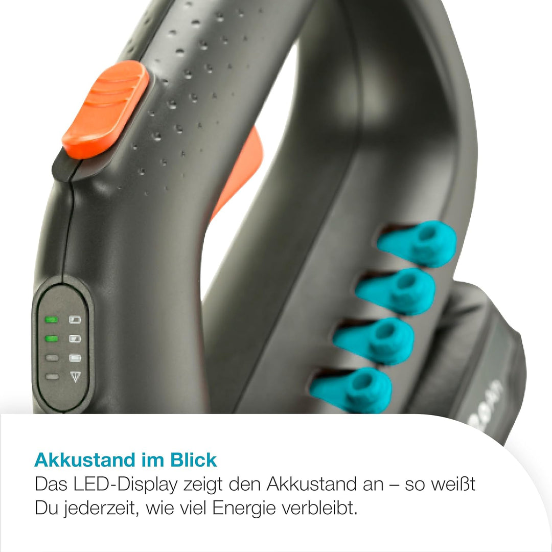 Gardena Akku-Trimmer EasyCut 23/18V P4A Ready-To-Use Set: Rasentrimmer mit 230 mm Schnittkreis, vers