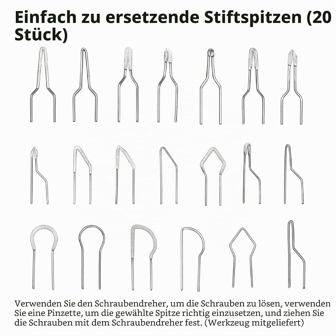YIHUA 939-III brandmalerei 2 Brennschleife stifte 2-IN-1 Holz Brennpeter mit 10 Holzbrennstift Spitz