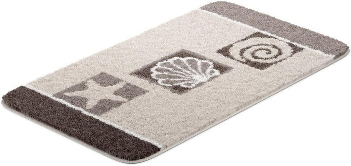 Linea Due AQUATICA Badteppich, 100% Polyacryl, sehr weich, Braun, 65x115 cm 65x115 cm Braun, 65x115