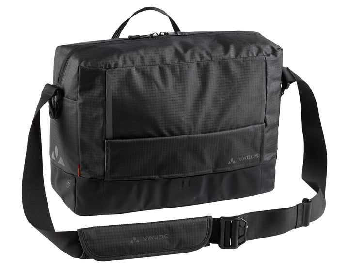 VAUDE Hinterradtaschen Cyclist Messenger Waxed L, black, one Size, 14361 Schwarz Einheitsgrösse, Sch