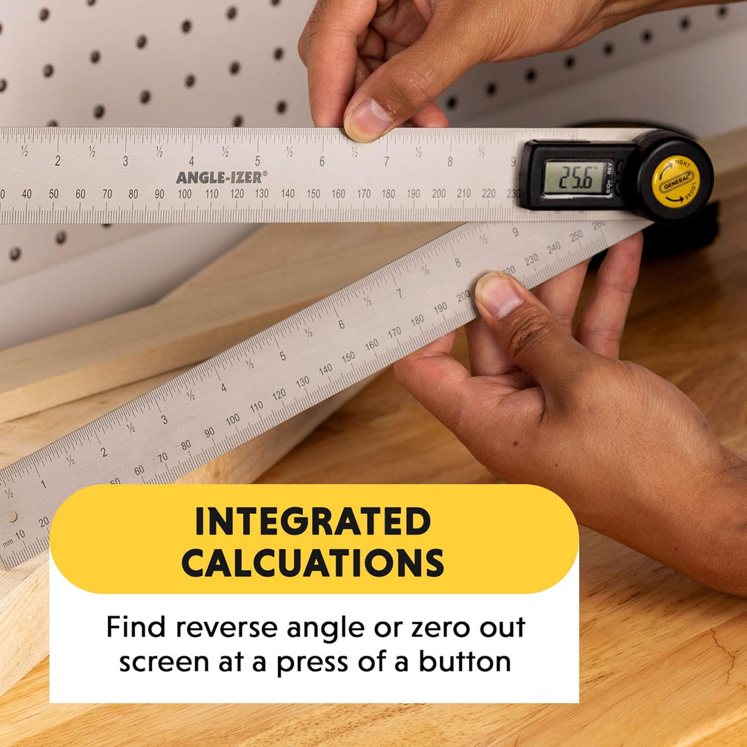 General Tools Digital-Winkel-Sucher-Regel, 10-Zoll (823) 10 Inches, 10 Inches