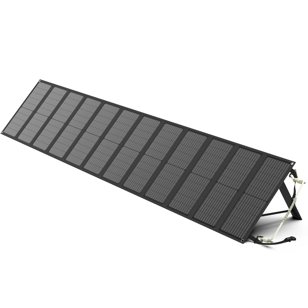 200W faltbares Solarpanel, 12-fach faltbar, IP65 wasserdicht, mit verstellbarem Ständer, tragbares S