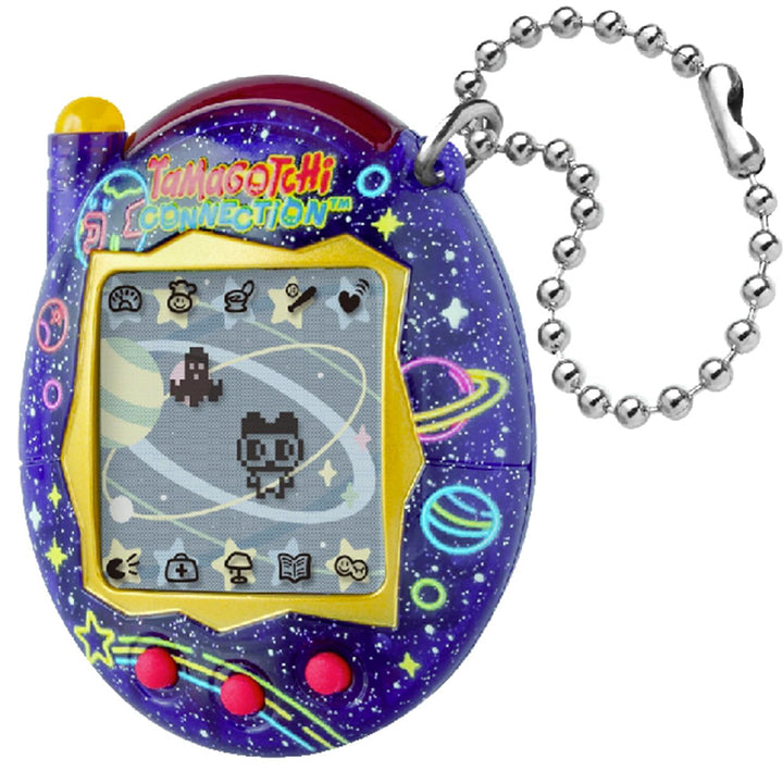 Bandai – Tamagotchi Connection Neon Planet – Interaktives Virtuelles Haustier mit Infrarot-Verbindun