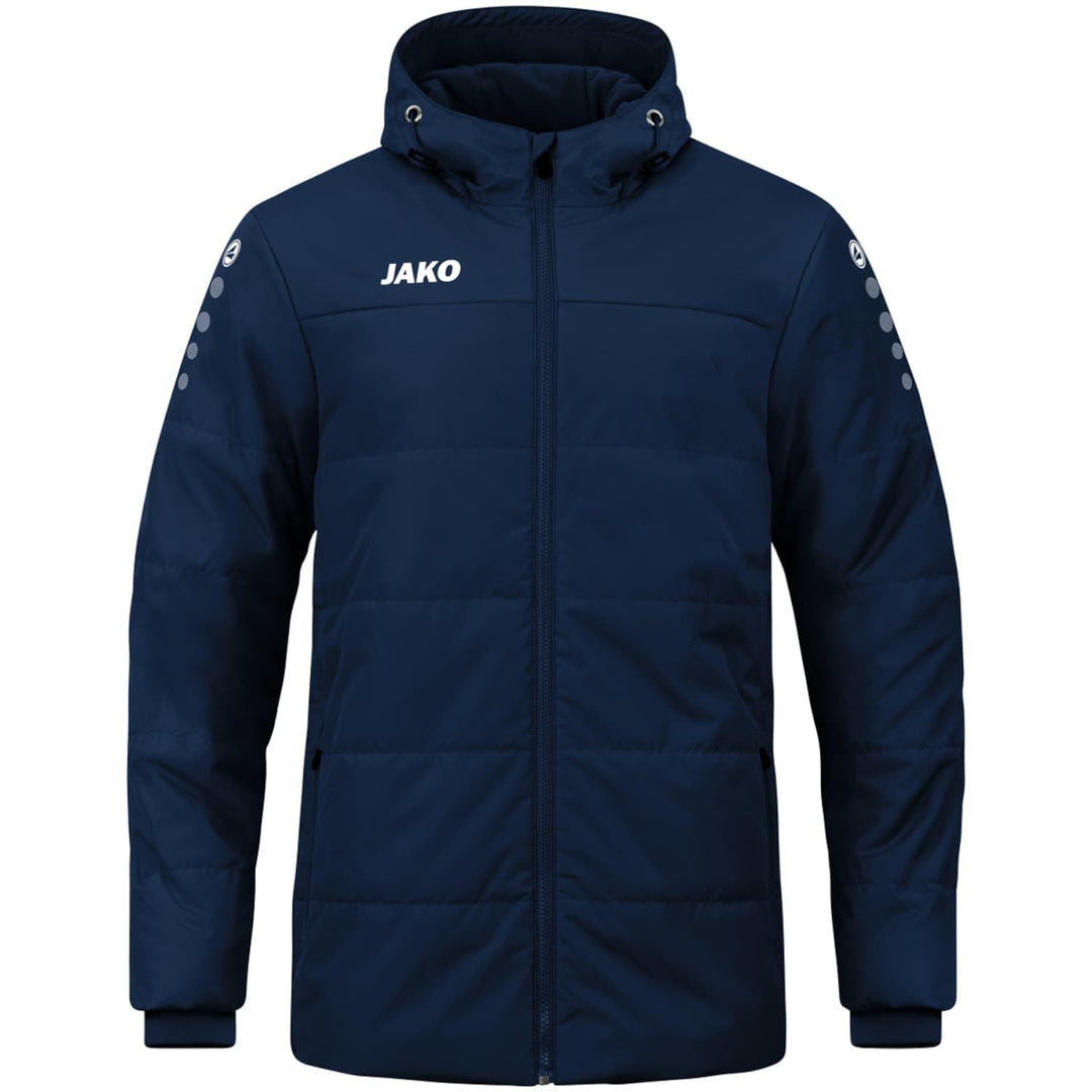 JAKO Herren Coachjacke Team mit Kapuze Coachjacke S Marine, S Marine