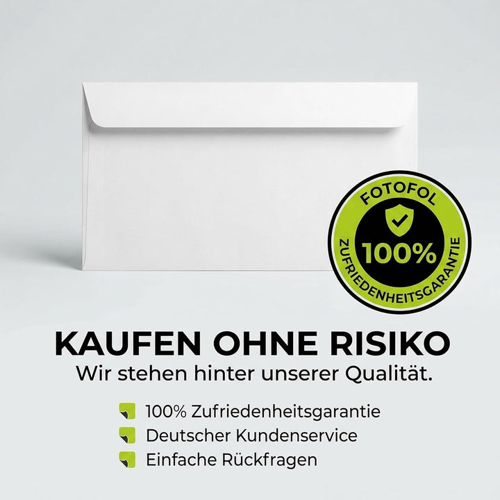 Briefumschläge DIN lang ohne Fenster selbstklebend 75g 22x11 cm weiss (500 Stück), 500 Stück