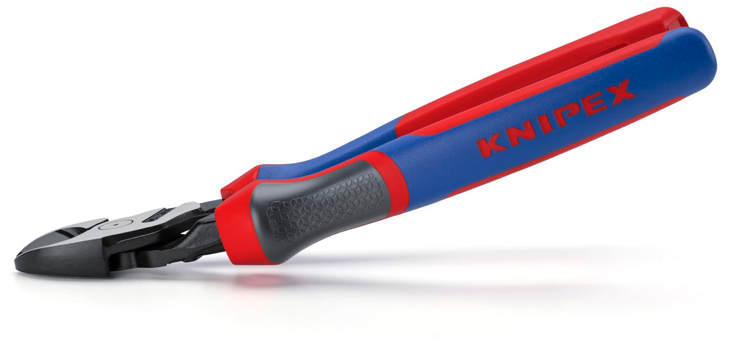 Knipex Kraft-Seitenschneider schwarz atramentiert, mit Mehrkomponenten-Hüllen 200 mm 74 22 200 Komfo