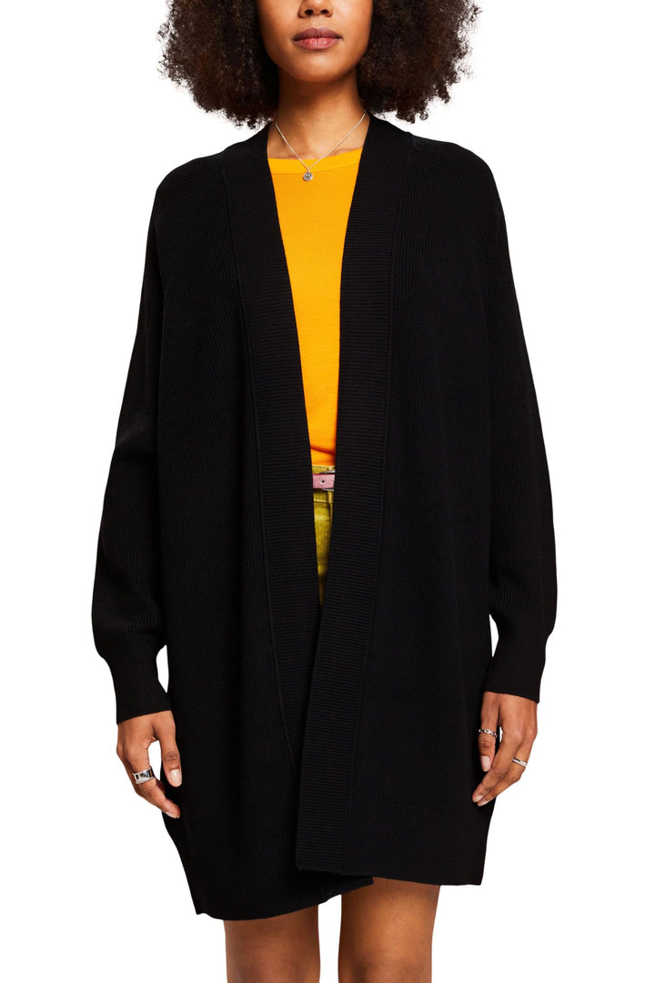 Esprit Damen 103ee1i344 Strickjacke XS 001/Black, XS 001/Black