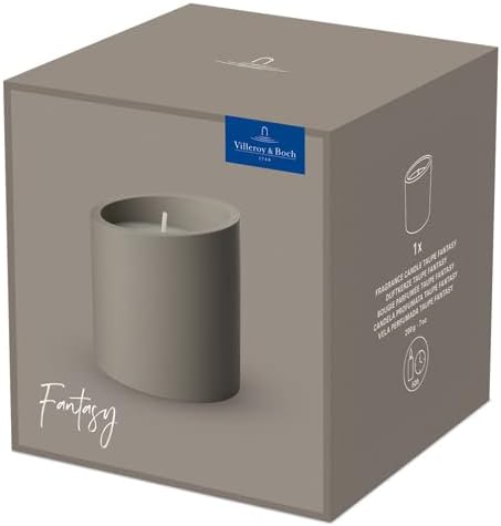 Villeroy & Boch – NewMoon Home Duftkerze taupe Fantasy, Beton, taupe