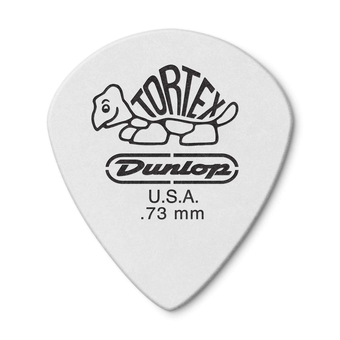 Médiators Jim Dunlop 0,73mm Tortex White Jazz III 0,73mm sachet de 72 Sachet de 72 0,73mm, Sachet de