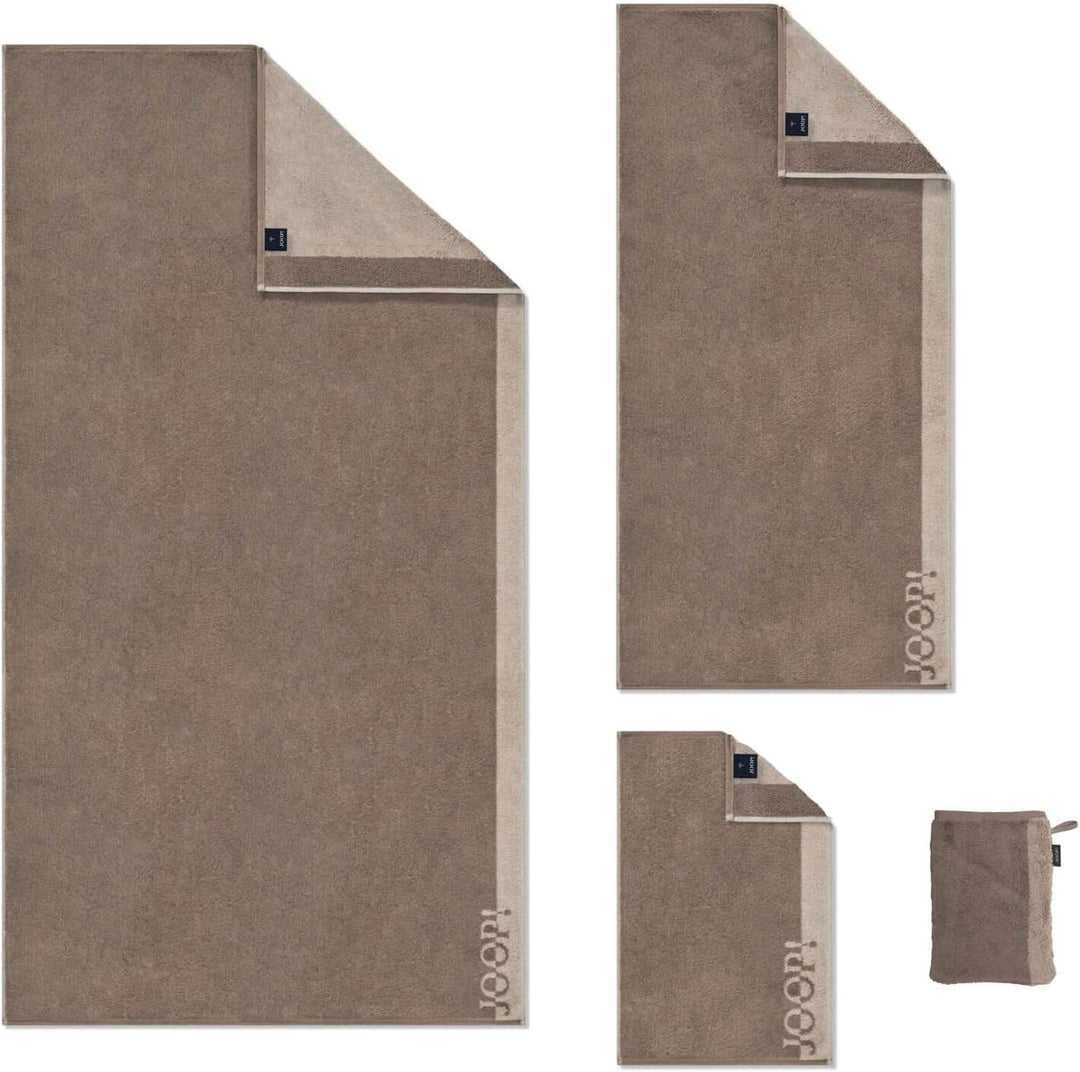 JOOP! Duschtuch Tone Doubleface 1689 | 37 sand - 80 x 150 Duschtuch 80x150 cm, Duschtuch 80x150 cm