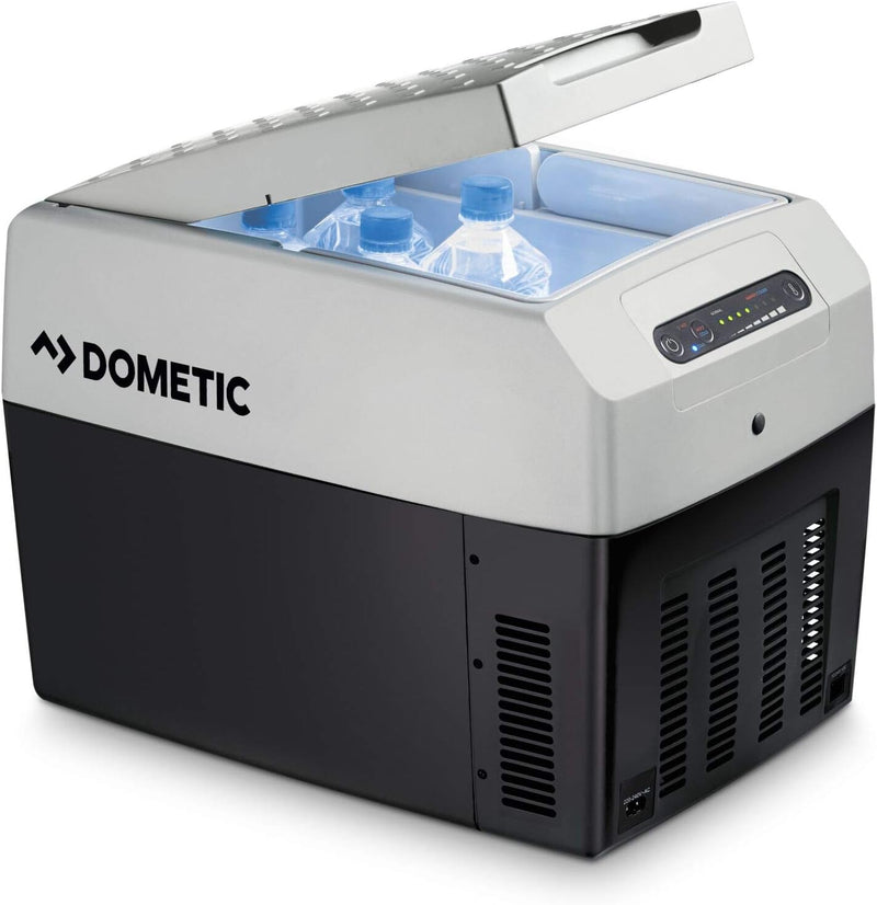 DOMETIC Tropicool TCX 14 - tragbare elektrische Kühlbox für 12/24 und 230 V Anschluss, 14 Liter, für