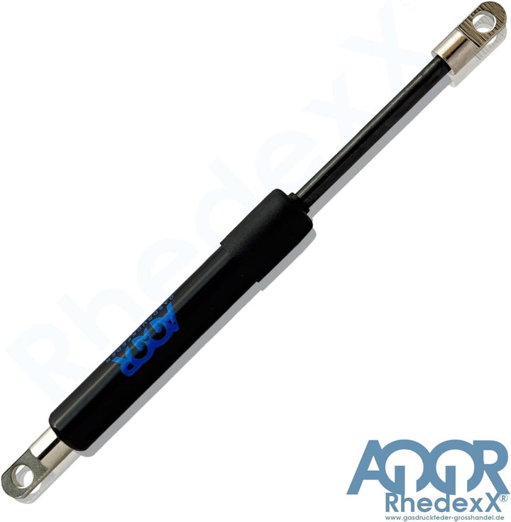 RhedexX® Gasdruckfeder Augeaufnahme 1.100mm/500mm/300N M8 Gewinde Gelenkauge Gasfeder Länge-1100mm,