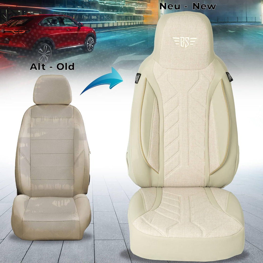 BREMER SITZBEZÜGE Mass Sitzbezüge Schonbezüge für Skoda Roomster PLKT205 PLKT205 - Beige Roomster, P
