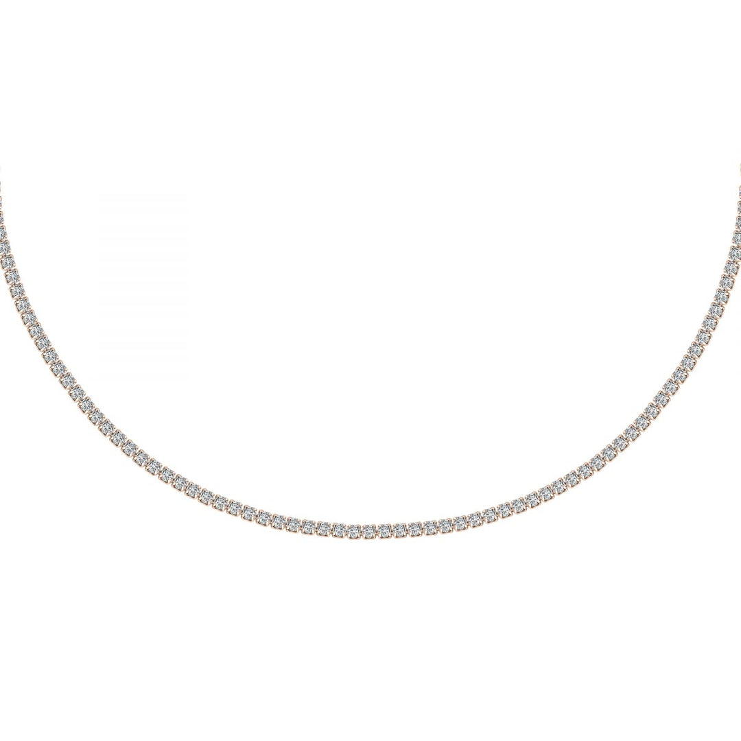 Bluespirit ESSENTIAL Collana Donna in Argento 925 Rosè, Zirconi - P.25R210001200