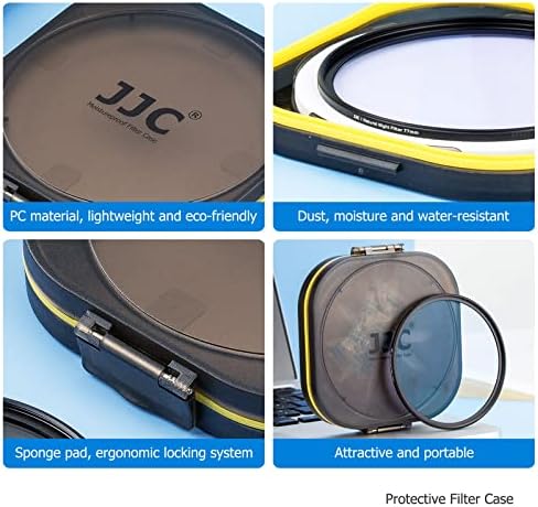 JJC 72mm Natürlicher Nachtlinsen Filter, Nacht Himmel Lichtverschmutzung Reduktion Filter für Nikon