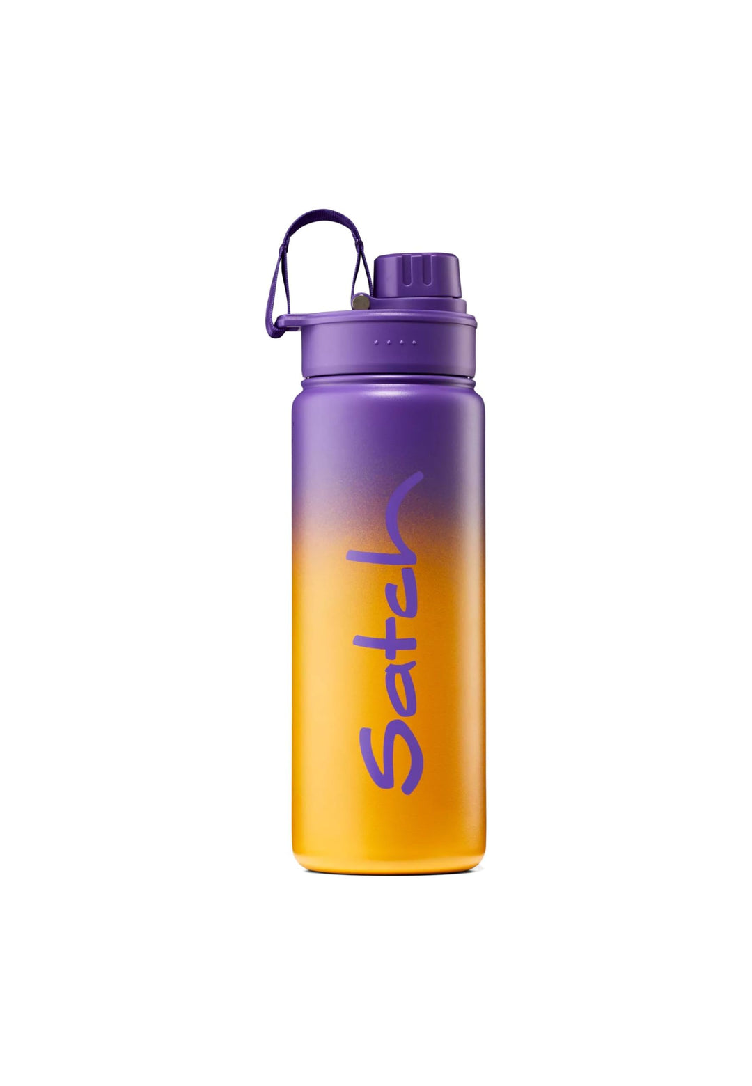 satch Trinkflasche aus Edelstahl BPA-frei 0,5l, Auslaufsicher und Kohlensäure geeignet, für Heisse u