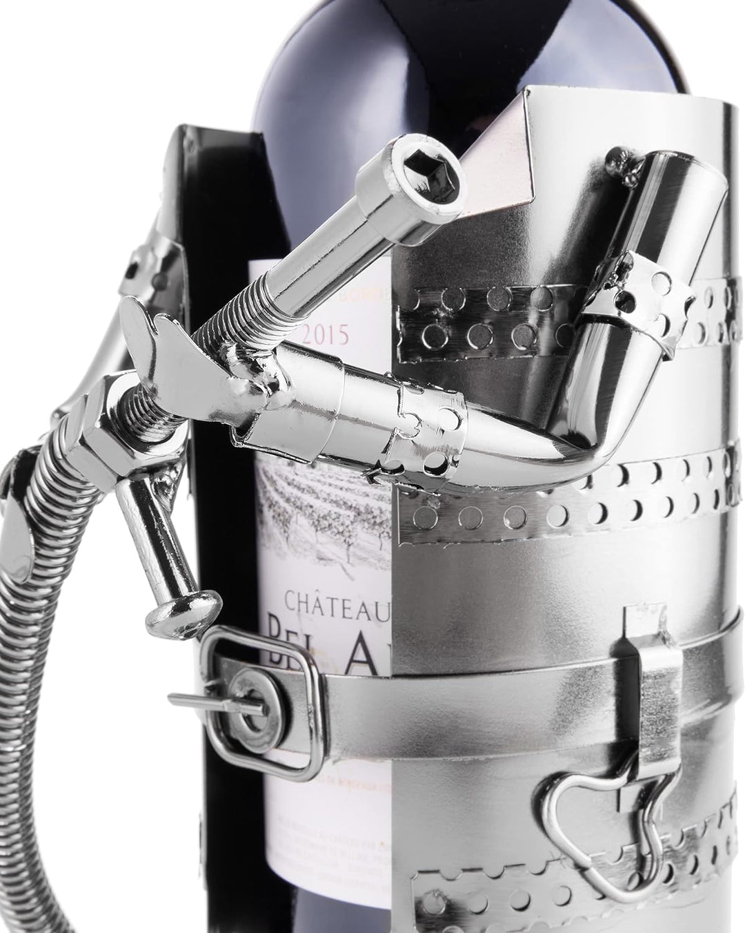Brubaker Flaschenhalter Feuerwehrmann Metall Skulptur mit