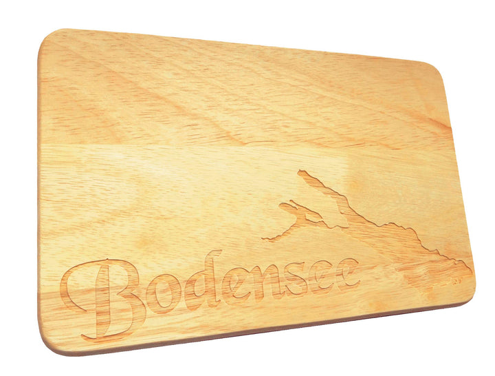 Brotbrett Bodensee Frühstücksbrett mit Gravur Holz