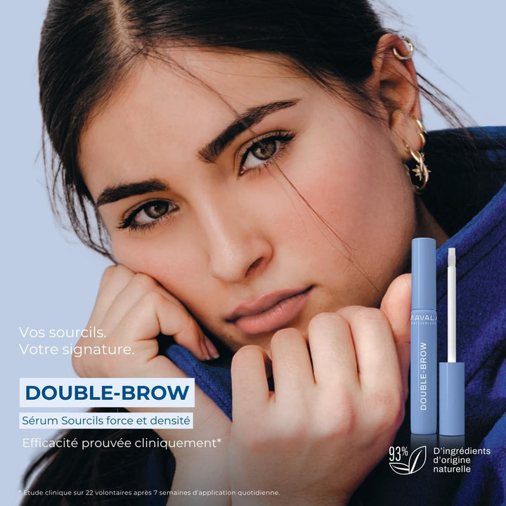 Mavala - Double-Brow-Serum – Serum für die Augenbrauen verdichtend und stärkend – stimuliert das Wac
