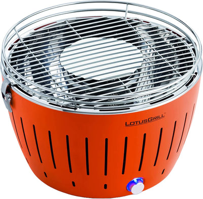 LotusGrill Classic Holzkohlengrill Serie 340, Mandarinenorange, 35 x 26 x 23,4, Orange
