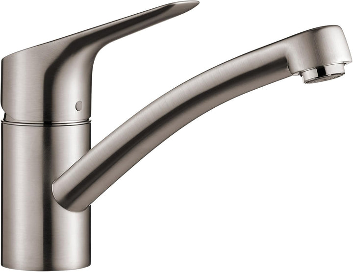 Hansgrohe 13860000 MySport S Spültischarmatur, für Küchenspülen, mit 360 ° schwenkbarem Auslauf, gra