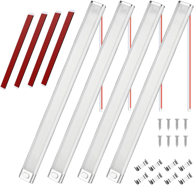 URAQT 168 LED Innenbeluchtung,4 Stück LED Leiste 2000LM 10W 12V Led Lampe Wohnmobil LED Innenlichtle