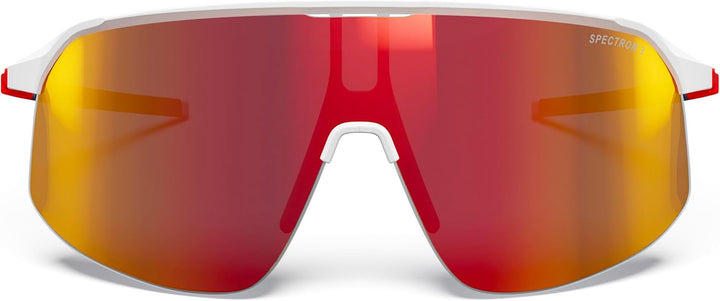 Julbo Unisex Density Sunglasses Einheitsgrösse Weiss / Fluo Orange / Blau, Einheitsgrösse Weiss / Fl