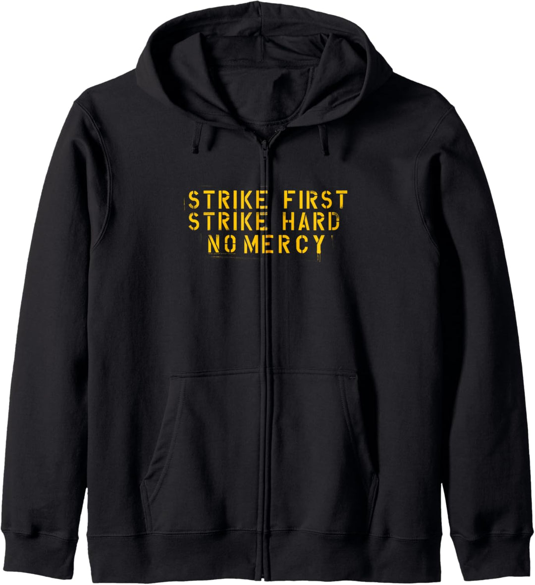 Cobra Kai Slogan Schablone Kapuzenjacke