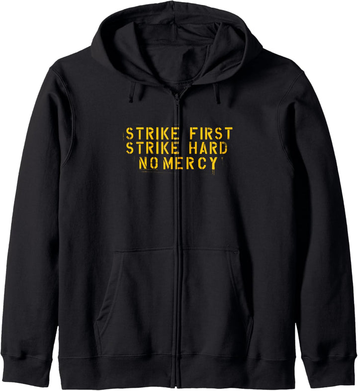 Cobra Kai Slogan Schablone Kapuzenjacke