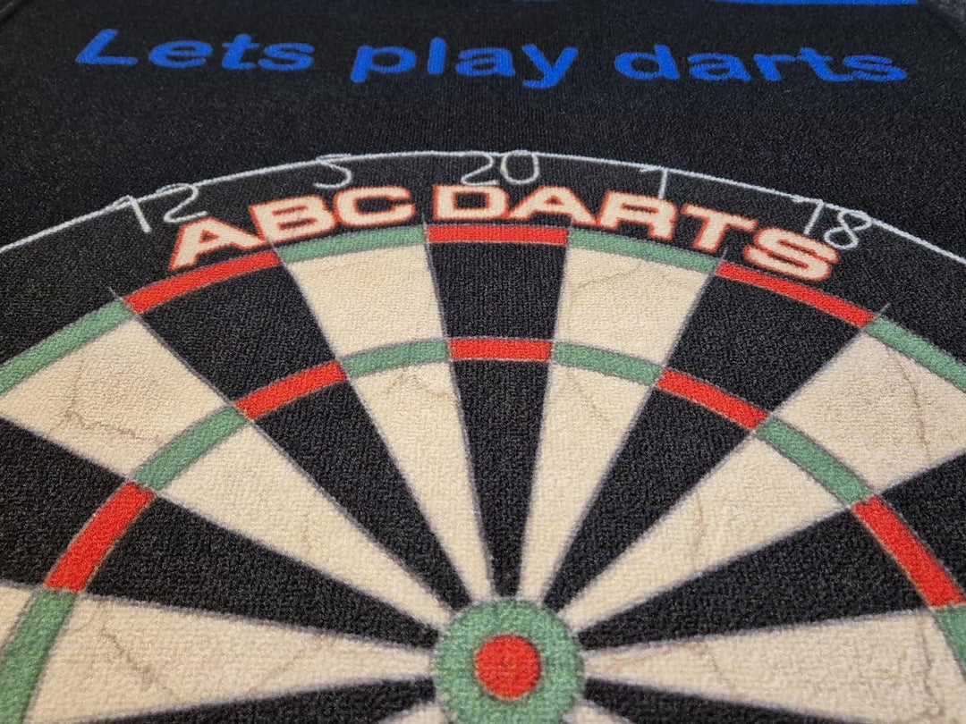 ABC Darts - Dartmatte - Anthrazitblau - 241 x 80 cm