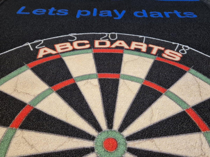 ABC Darts - Dartmatte - Anthrazitblau - 241 x 80 cm