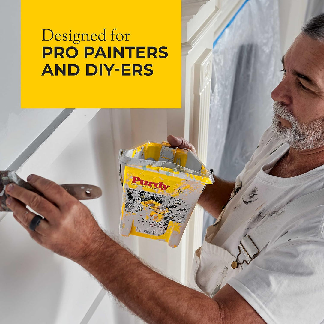 Purdy 144380425 White Bristle Serie Zweig Flachpinsel 6,4 cm, 6,4 cm