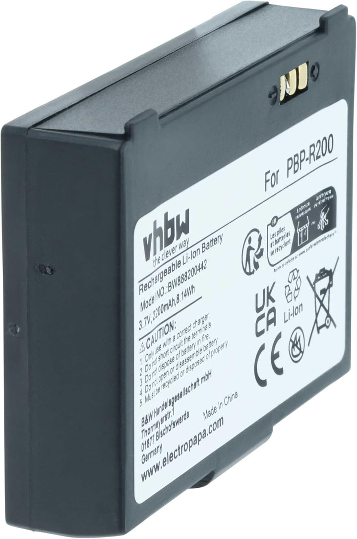 vhbw 1x Akku kompatibel mit Bixolon SPP-R300